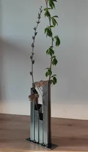 Florero de aluminio pulido más vendido para hoteles, restaurantes y decoración del hogar, accesible a un precio razonable - Product Image 3