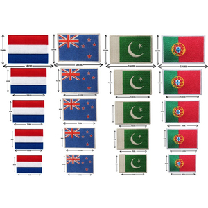 Patchs de drapeaux nationaux à repasser, petits badges brodés de pays pour vêtements, uniformes, sacs à dos, vestes, chapeaux, patch brodé - Product Image 2