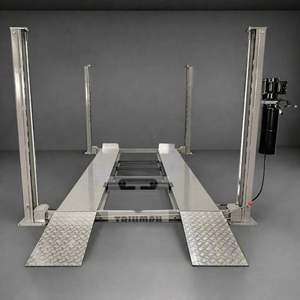 Lève-voiture à ciseaux à quatre poteaux pour alignement de roues, hydraulique et électrique, capacité 6 tonnes, levée 25-72,8 pouces (11000 lb), durée de vie 10 ans - Product Image 1