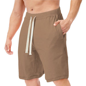 Pantalones cortos atléticos para correr para hombre, pantalones cortos de chándal de algodón 100%, ropa informal, joggers de moda, pantalones cortos holgados para gimnasio y Fitness para hombre - Product Image 4