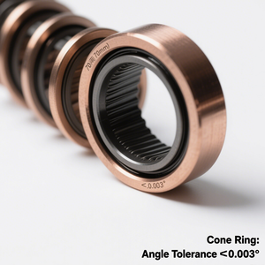 กรวยแหวนซิงโครไนซ์ปรับความเร็วที่5อุปกรณ์เสริมเครื่องจักร CNC แบบปรับแต่งได้ - Product Image 2