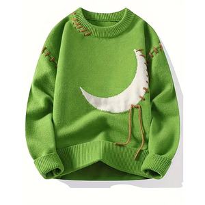 Pull Homme Décontracté Coupe Ample Ourlet Asymétrique Décontracté Poignets Côtelés Coton Doux Causal Smart Pullover - Product Image 5