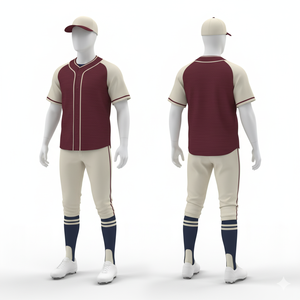 Uniforme de Béisbol Profesional 2026, Nuevo Diseño de Malla, 100% Poliéster, Ligero, Secado Rápido, Transpirable, Cuello en V, Impresión por Sublimación - Product Image 3