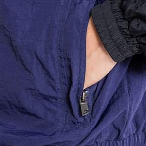 Veste de survêtement coupe-vent à la mode pour homme-Colorblock personnalisé avec garnitures élastiques, 100% nylon - Product Image 5