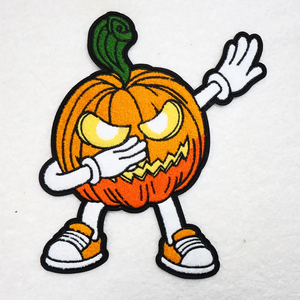 Customized Logo Iron-On Chenille Patches Decoration New Fashionable Christmas Sequin Embroidery Hat Patches Fabric <b>Material</b> - Product Image 4