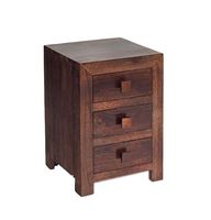 Table de chevet blanche en bois de manguier massif sculpté à la main, style Mid-Century, décoration moderne, faite à la main, petit design EXOTIQUE, Diwali