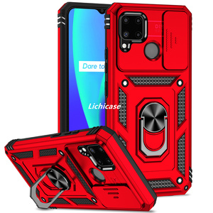 Lichicase nuovi arrivi Heavy Duty magnetico anello di metallo Stand Cover del telefono per <span class=keywords><strong>Realme</strong></span> <span class=keywords><strong>C11</strong></span> C20 C20A <span class=keywords><strong>custodia</strong></span> per cellulare - Product Image 3