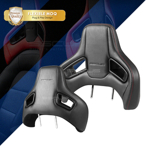 Reposacabezas de carreras de cuero PU Orifix OEM de baja MOQ con espuma integrada para comodidad del cuello y la parte superior de la espalda - Product Image 1