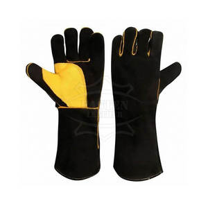 Guantes de soldadura de cuero de alta calidad ligeros unisex tamaño personalizado último diseño para seguridad - Product Image 2