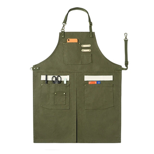 Tablier de chef avec poches imperméable à l'eau Tablier de cuisine pour l'école Peinture de pâtisserie Logo personnalisé de haute qualité - Product Image 1
