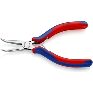 Alicates de agarre para electrónica KNIPEX, 145 mm de longitud total, mandíbulas planas y redondas, forma 8, empuñaduras multicomponentes para pesca - Product Image 4