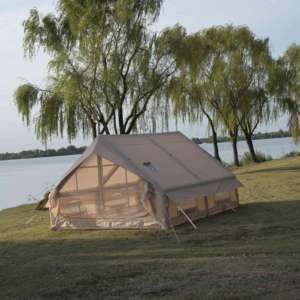 Grote Automatische Draagbare & Opvouwbare Opblaasbare Tent Met Luchtpomp Vier Seizoen 4-persoons Campingtent Voor Buitenglamping - Product Image 5