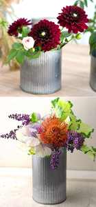 Jardinière décorative en métal galvanisé, Style ferme, jardin, Vase de fleurs, décoration de la maison, mariage, ferme, jardinière décorative - Product Image 2