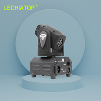 Lyre Mini 10W LED Beam Moving Head Light RGBW 4in1 Spot Commercial DMX Controller E27 pour Party Karaoke Display Stage Lighting