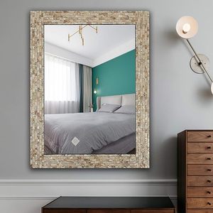 Miroir de style antique avec miroir mural en nacre de luxe pour la décoration intérieure au prix le plus bas BY ARTISAN AURA - Product Image 1