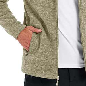 Vente de gros Veste universitaire en polaire personnalisée Poches latérales Veste Letterman vierge pour homme Veste de baseball décontractée pour homme - Product Image 3