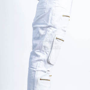 Nuevo estilo de uso al aire libre Pantalones de hombre Pantalones apilados lavados Pantalones de hombre de color sólido de la mejor calidad Pantalones apilados lavados para hombres - Product Image 5