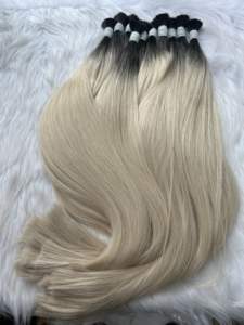 Cheveux Ombre Longs Raides En Vrac Cheveux Humains Vierges Vietnamiens Cuticules Alignées Vendeur En Gros - Product Image 4