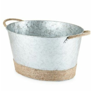 Jardinière en métal de conception élégante de jardinière en métal de vente chaude jardinières galvanisées à la main pour l'utilisation de jardin intérieur extérieur au meilleur prix - Product Image 1