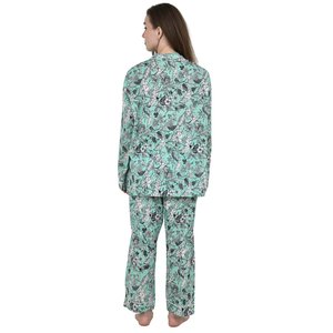 Ensemble de vêtements de salon et de sommeil imprimés indiens luxueux et doux en pur coton, motifs floraux faits à la main, imprimés 3 - Product Image 6