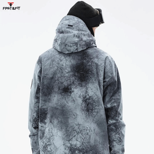 Chaqueta de Esquí Impermeable Personalizada de Alta Calidad para Hombre con Cremallera, Opción de Talla Grande, Deportes de Invierno al Aire Libre, Servicio Personalizado OEM - Product Image 5