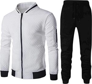 Personnalisable deux pièces Gym Wear Fitness ensemble d'entraînement dernière conception fermeture éclair décontracté respirant survêtement XXL imprimé Logo pas cher - Product Image 4