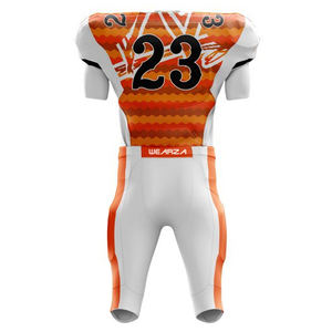 Uniformes de fútbol americano al por mayor para conjuntos de equipos camiseta de fútbol americano personalizada con logotipo bordado cosido - Product Image 3