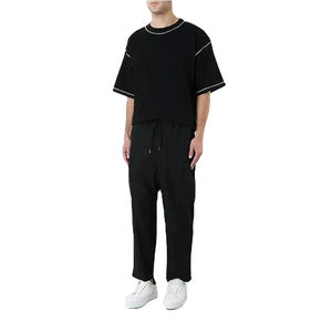 Camisetas Personalizadas de Moda Casual para Hombre, 100% Algodón, Corte Holgado con Costuras Invertidas, Camisetas Extra Grandes Personalizables - Product Image 3