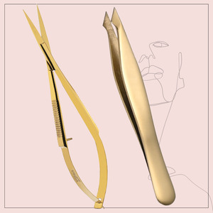 เครื่องมือดัดคิ้วแบบสปริงปลายแหลมสำหรับผู้หญิงอุปกรณ์กำจัดขนบนใบหน้าทำจากสเตนเลส - Product Image 3