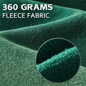 Logo personnalisé 360GSM sweat-shirt délavé à l'acide pour hommes tricoté en polaire surdimensionnée vierge avec bords bruts sweats à capuche imprimés solides teints en aérosol - Product Image 4