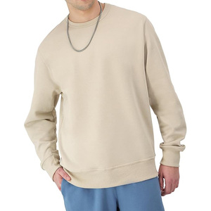 Sudadera sólida básica para hombre Everyday Essentials Ajuste cómodo Jersey informal de tela suave - Product Image 3