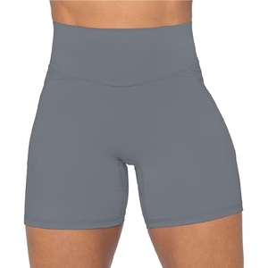 Mallas cortas deportivas de secado rápido y alta elasticidad de calidad superior, sin costuras, cintura alta, cintura baja, gimnasio corto Fitness - Product Image 3