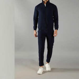 Ensemble de survêtement de sport pour homme, veste et pantalon athlétiques, vêtements de sport respirants, course à pied, fitness, OEM/ODM disponible - Product Image 3