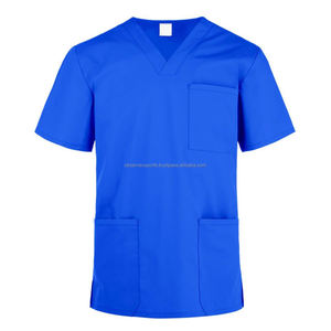 Nouveau Style hôpital gommages haut infirmière uniforme Fit gommages femmes hommes gommages soins infirmiers hôpital Spandex uniformes médicaux - Product Image 3