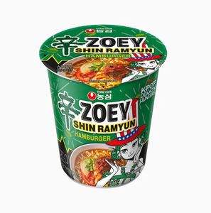 บะหมี่กึ่งสำเร็จรูปพรีเมียมรสเผ็ดเกาหลี นงชิม ชินรามยอน คิวพ็อป เดมอน ฮันเตอร์ส  แบบถ้วย 65 กรัม จำหน่ายส่ง - Product Image 4