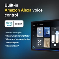 Tuya - Gateway Inteligente Zigbee de 8 Pulgadas, Compatible con Alexa, Control por Voz Multifuncional para el Hogar, Sistema Operativo Android, Pantalla IPS de Plástico, Batería, Wi-Fi