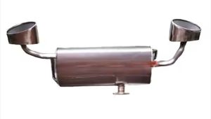 Usine prix de gros accessoires de système d'échappement automatique de haute qualité en acier inoxydable 409 silencieux d'échappement pour Hyundai Tuscon - Product Image 4