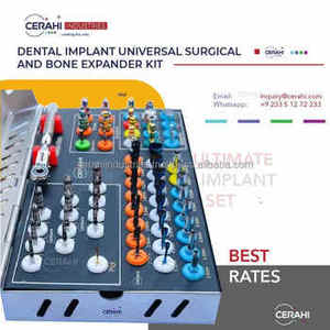 Kit de fraises d'osséodensification dentaire de 17 pièces-Ensemble de préparation à l'ostéotomie par implant électrique certifié CE ISO - Product Image 5