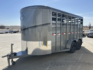 Nouvelle remorque pour chevaux 2026 S&S Dura Line Silver Trim 6x16 Double essieu Galvanisé à chaud RHS Robuste 3800kg Remorquage par pare-chocs 45M - Product Image 3