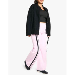 Pantalons de jogging décontractés pour femmes Pantalons de course légers avec taille élastique Coupe ample Pantalons de sport d'été - Product Image 3