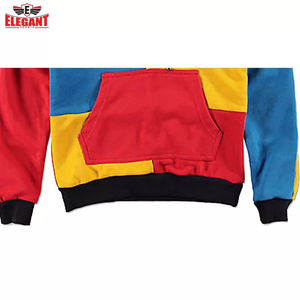 Sudadera con Capucha Unisex Color Block, Talla Grande XS, Corte Regular, Sudadera de Invierno Personalizada, Sudadera con Capucha de Felpa Gruesa con Estampado - Product Image 6