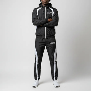 Conjunto de Chándal de Poliéster de Invierno con Estampado Personalizado del Fabricante, Ropa Deportiva de Alta Calidad, Cortavientos con Capucha, Forro Polar Transpirable, Corte Regular - Product Image 4