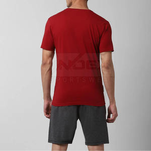 Ensemble T-shirt et short décontracté pour homme avec logo personnalisé imprimé, 100% coton respirant, taille plus, deux pièces pour l'entraînement en été - Product Image 2