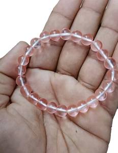 Bracelet Cerise Quartz cristal Perles Pierre Bracelet Cristal Gemme Bijoux De Mode Hommes et Femmes Cadeau Énergie Méditation - Product Image 2