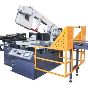 Sierra de cinta automática rectangular de 18x9.8 pulgadas con capacidad de 13 pulgadas, controlada por PLC, 220V 60Hz, para corte horizontal de metal, sierras eléctricas de 60Hz - Product Image 6