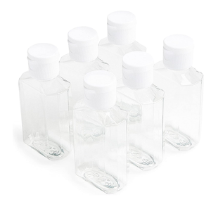 60ml Clear PET Plastic <b>Bottle</b> with <b>Flip</b> <b>top</b> cap Shampoo Lotion Body Wash Liquid Container Packaging Vietnam manufactory - Product Image 1