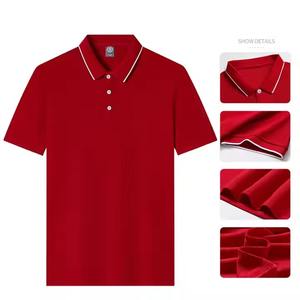 Wholesale Custom Logo <b>Polo</b> <b>T</b>-<b>Shirts</b> for Men Breathable Soft High quality Cotton Casual Golf wear Embroidered Workwear - Product Image 2