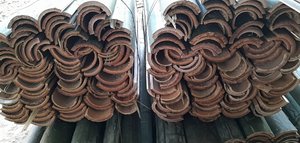 Ready to Export in Bulk Natural Split Half Cut <b>Bamboo</b> Poles Natural Materials <b>Bamboo</b> Split Wholesale - Product Image 6