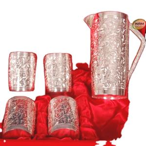 Ensemble de pichet et verre de qualité extrême, Antique, beau et de styliste, décoration de la maison - Product Image 1