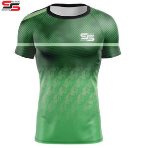 Whole sale Bodybuilding Sports Tight T-<b>shirt</b> Summer Compression O-Neck T <b>Shirt</b> Gym Fitness Quick Dry Running Workout <b>shirt</b> - Product Image 6